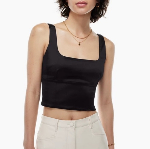 WILFRED•Shine Bustier- Black- Size S - Picture 2 of 7